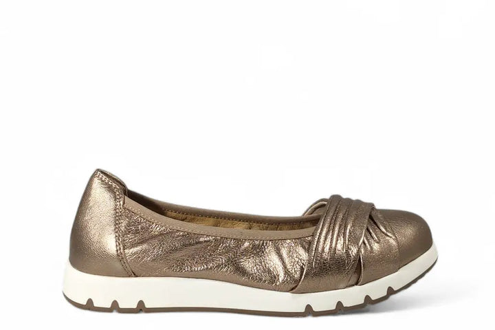 Ballerina Caprice taupe metallic - art. 22118 Caprice