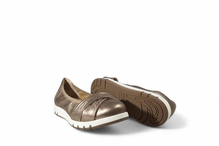 Ballerina Caprice taupe metallic - art. 22118 Caprice