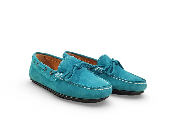 Mocassino Dutto celeste/ottanio - art. 6070 Dutto