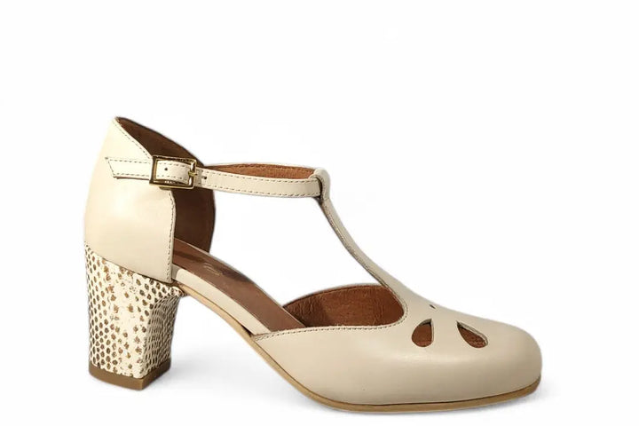 Decollete Dutto vaniglia art. 6603 Dutto