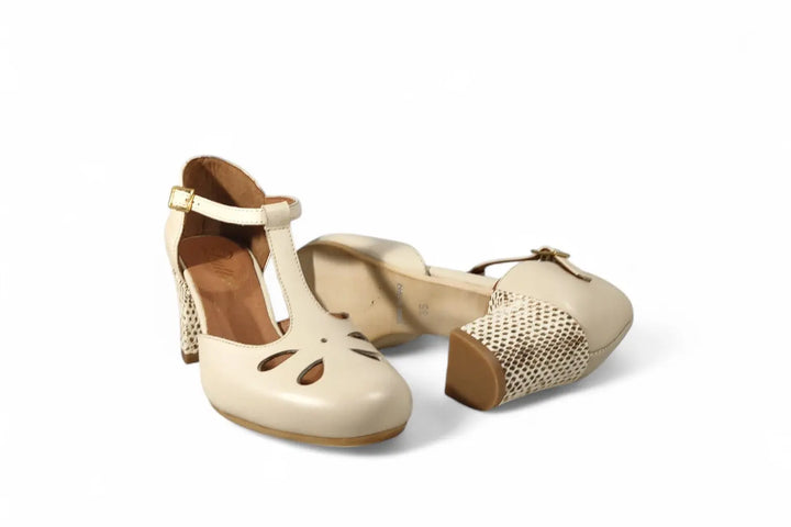 Decollete Dutto vaniglia art. 6603 Dutto