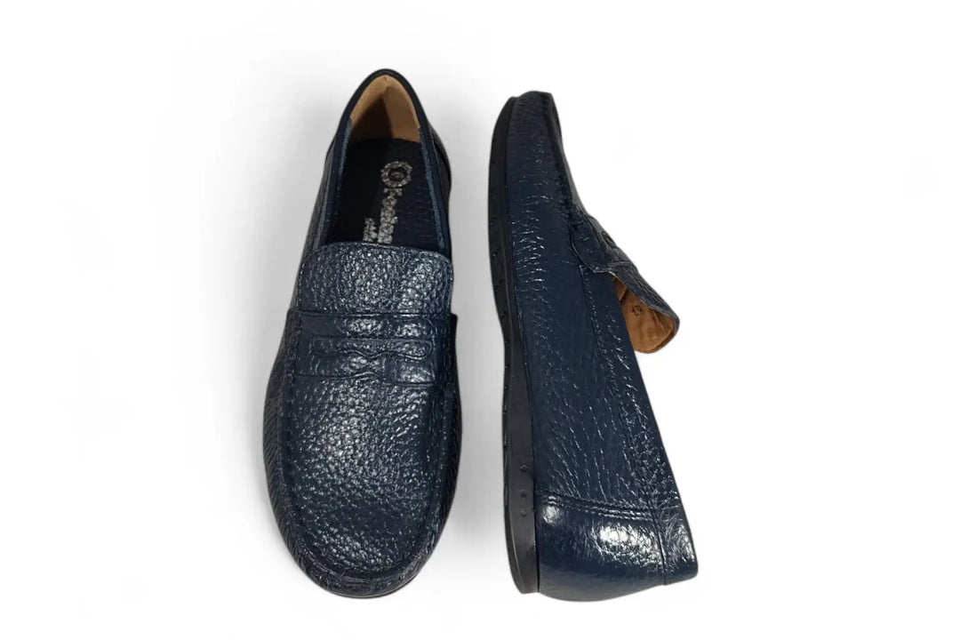 Mocassino Fontana blu - art. 6202 Fontana