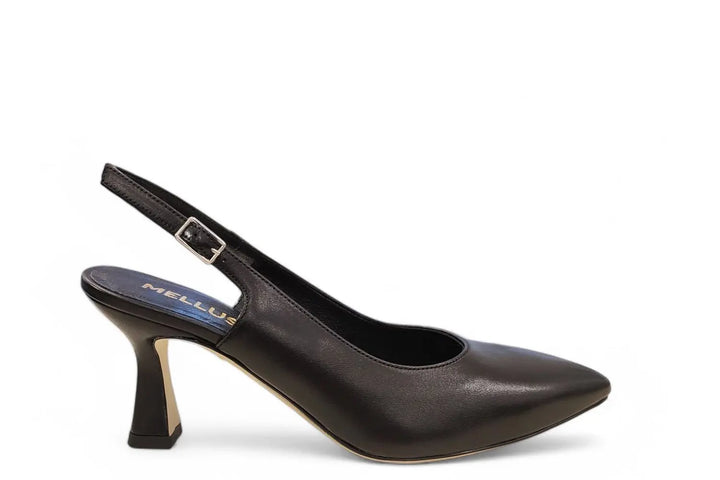 Slingback Melluso nero - art. D165 Melluso