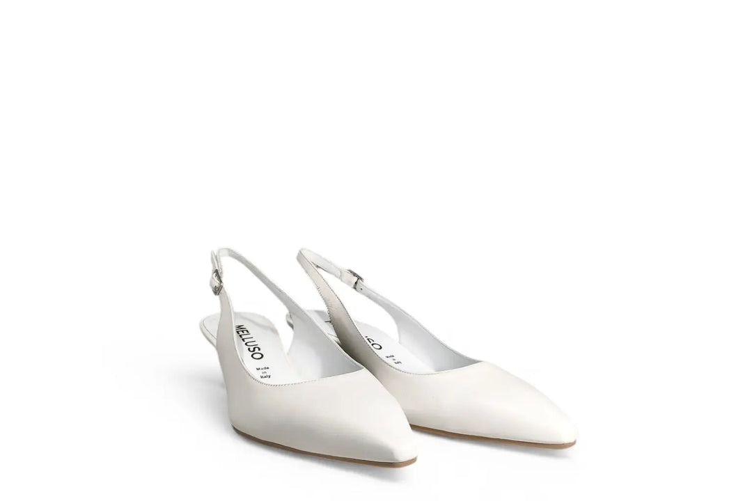 Slingback Melluso bianco - Art. D201 Melluso