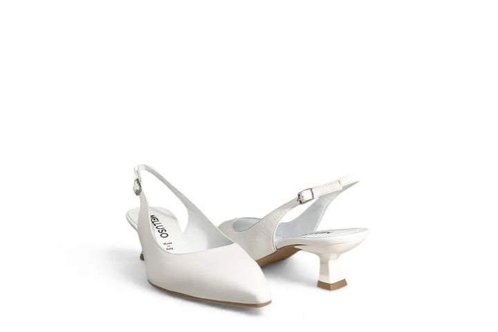 Slingback Melluso bianco - Art. D201 Melluso