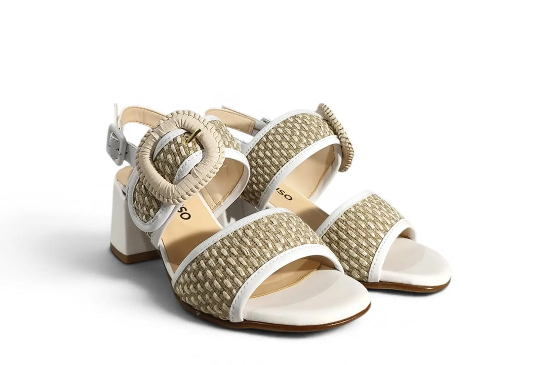 Sandalo Melluso crema - art. K35577 Melluso
