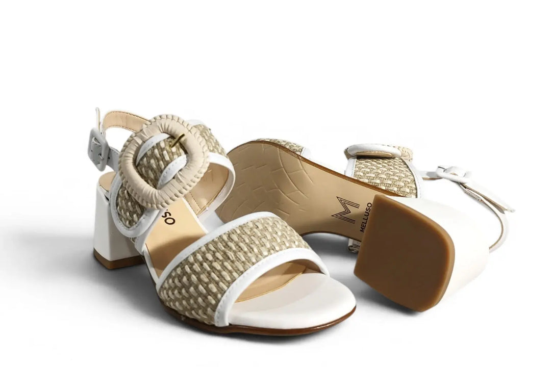 Sandalo Melluso crema - art. K35577 Melluso