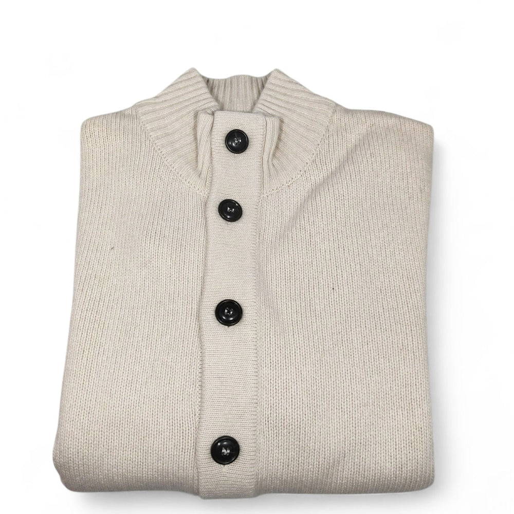 Rodrigo cardigan bottoni latte - Dutto calzature