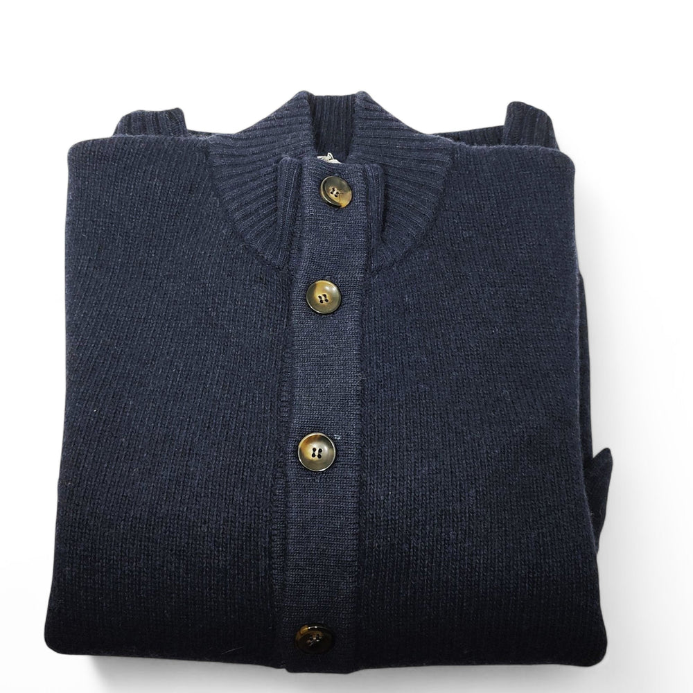 Rodrigo cardigan bottoni blu - Dutto calzature