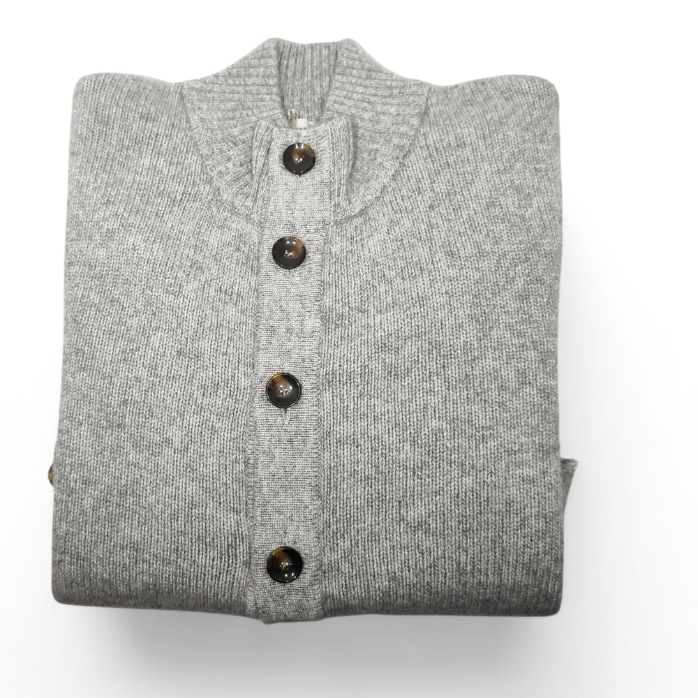 Rodrigo cardigan bottoni grigio - Dutto calzature