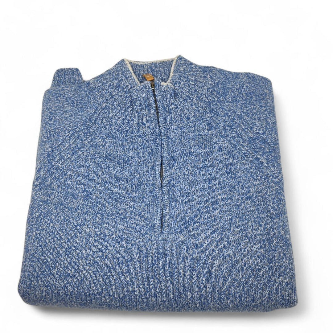 Rodrigo mezza zip azzurro - Dutto calzature