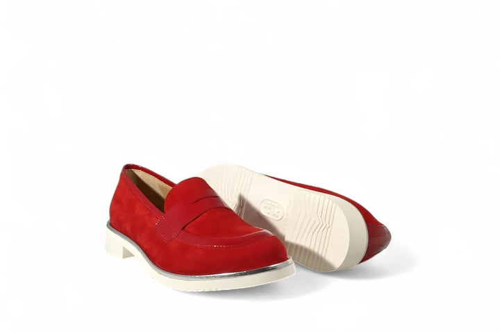 Mocassino Cinzia Valle rosso - art. 10438 Cinzia Valle