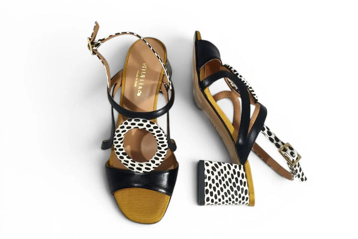 Sandalo Vitulli nero - art. 35720 Vitulli