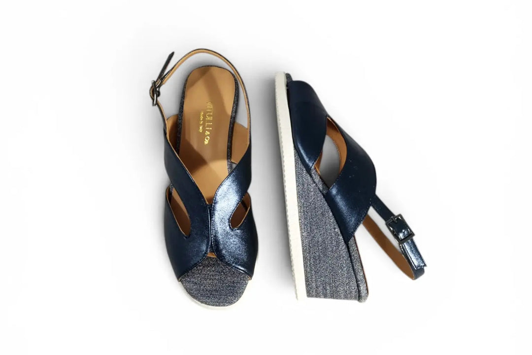 Sandalo Vitulli blu - art. 35741 Vitulli