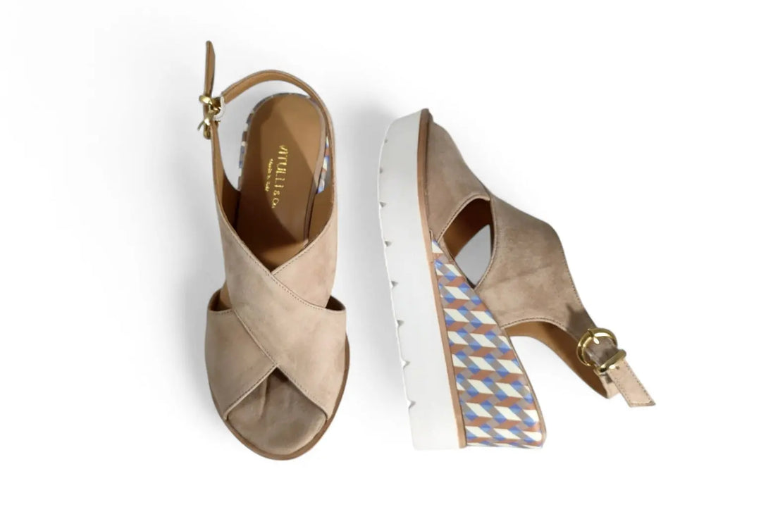 Sandalo Vitulli beige - art. 35761 Vitulli